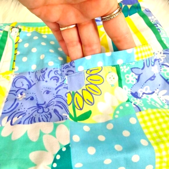 Lilly Pulitzer Patchwork Mini Skirt w/ Cotton Comfort & Color Joy | Size 2 - Picture 3 of 12